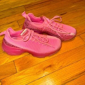 Steve Madden Maxima Rhinestone Sneakers Size 5